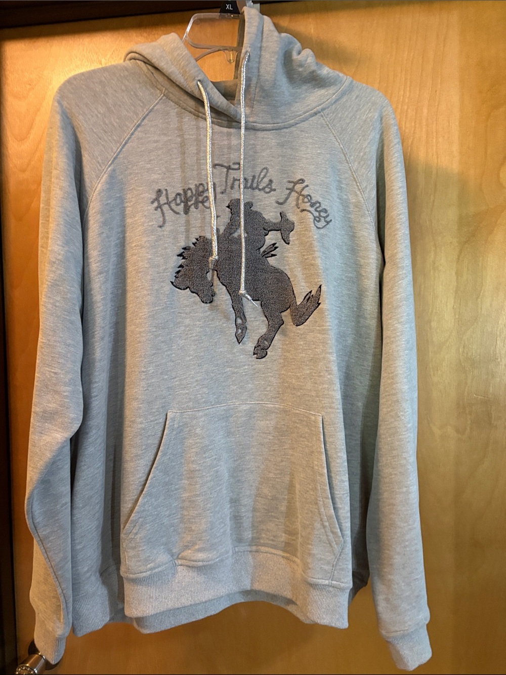 Rodeo Quincy Gray Hooded Sweatshirt with Rodeo Graphic; Size XXL - Picture 4 of 9